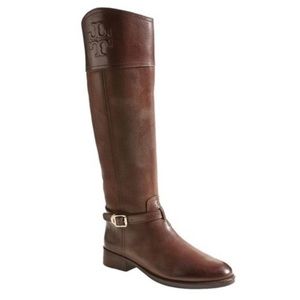 Tory Burch ‘Simone’ riding boots in Brown, size 9